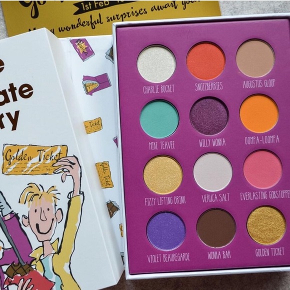 Storybook Cosmetics Charlie & Chocolate Factory Eyeshadow Palette BNIB